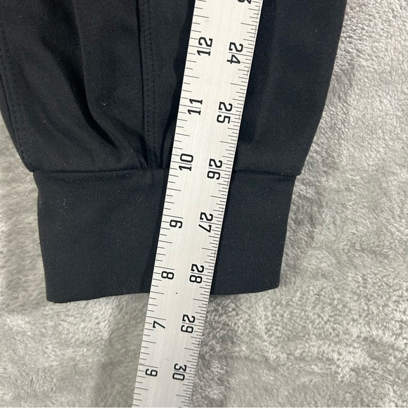 ATHLETA Metro Joggers Black Size Small Nylon Spandex Zipper Pockets Drawstring - Picture 12 of 12